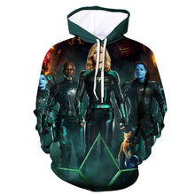 Load image into Gallery viewer, Captain Marvel 3-D Hoodie