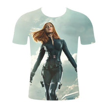 Load image into Gallery viewer, Captain America 3-D T-Shirt