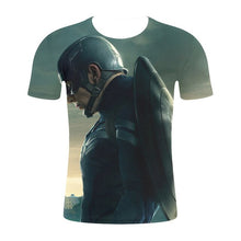 Load image into Gallery viewer, Captain America 3-D T-Shirt