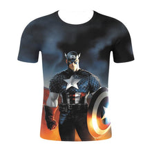 Load image into Gallery viewer, Captain America 3-D T-Shirt
