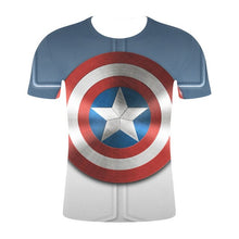 Load image into Gallery viewer, Captain America 3-D T-Shirt