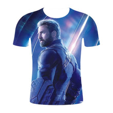 Load image into Gallery viewer, Captain America 3-D T-Shirt