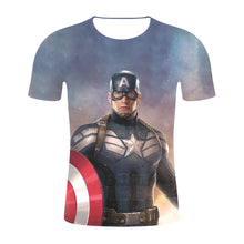 Load image into Gallery viewer, Captain Ameria 3-D T-Shirt