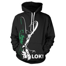 Load image into Gallery viewer, Loki 3-D Hoodie