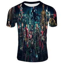 Load image into Gallery viewer, Captain Marvel 3-D T-Shirt