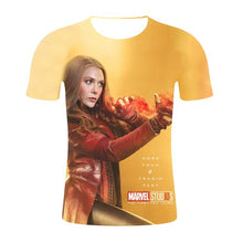 Load image into Gallery viewer, Captain America 3-D T-Shirt
