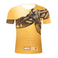Load image into Gallery viewer, Captain America 3-D T-Shirt
